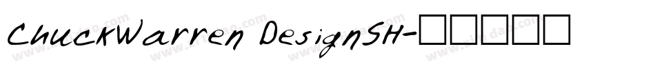 ChuckWarren DesignSH字体转换